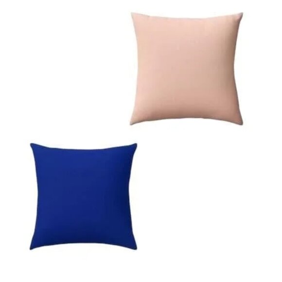 Room Essentials OUTDOOR Porch Pillows Set of 2 Solid Reversible Throw Pillow NWT - Picture 2 of 6